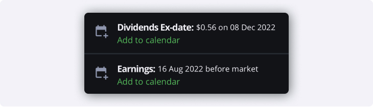 Add events to calendar